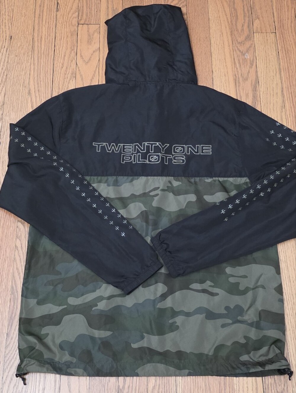 Twenty One Pilots Trench Era Camo Colorblock Windbreaker Jacket Medium